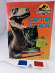 Jurassic Park Raptor Attack, mit 3D Poster und Brille