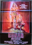 Conan der Barbar A1 Original Plakat, kleine Löcher