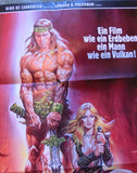 Conan der Barbar A1 Original Plakat, kleine Löcher