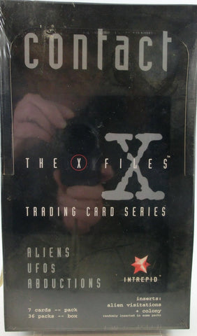 X-Files Intrepid Trading Card Display Contact , verschweißt