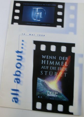 Deep Impact Presseheft mit 8 Pressefotos (1998)