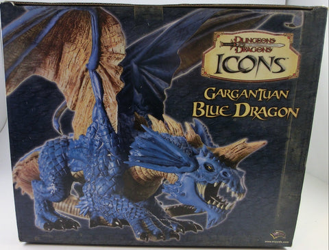 D&D Dungeons & Dragons Gargantuan Blue Dragon Figur