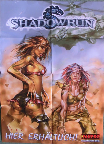 Shadowrun -Promo-Plakat "Hier erhältlich!" , 90 x 60 cm