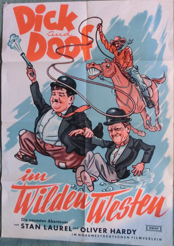 Dick und Doof im Wilden Westen Plakat