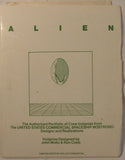 Alien - Authorized Portfolio Crew Insignia Nostromo signiert v. Ron Cobb