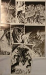 Aliens Portfolio - seven Plates by Mark A. Nelson plus Mini Comic