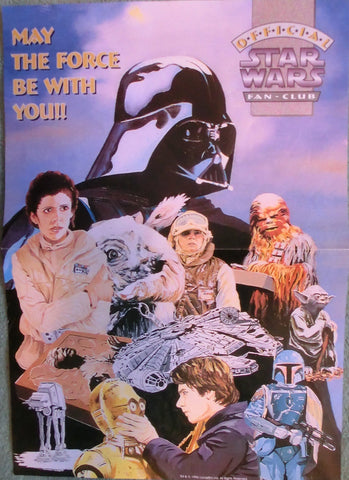 Official Star Wars Fan-Club Poster 1996 38 x 27 cm