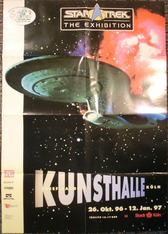 Star Trek - The Exibition Plakat, Köln 1997