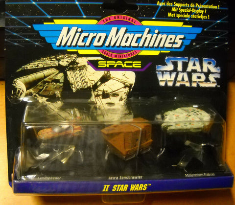 MicroMachines Star Wars II (2) Millenium Falcon, Landspeeder